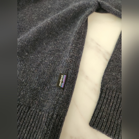 Patagonia Recycled Wool Blend Hooded Pullover Sweater NWT - Picture 6 of 8